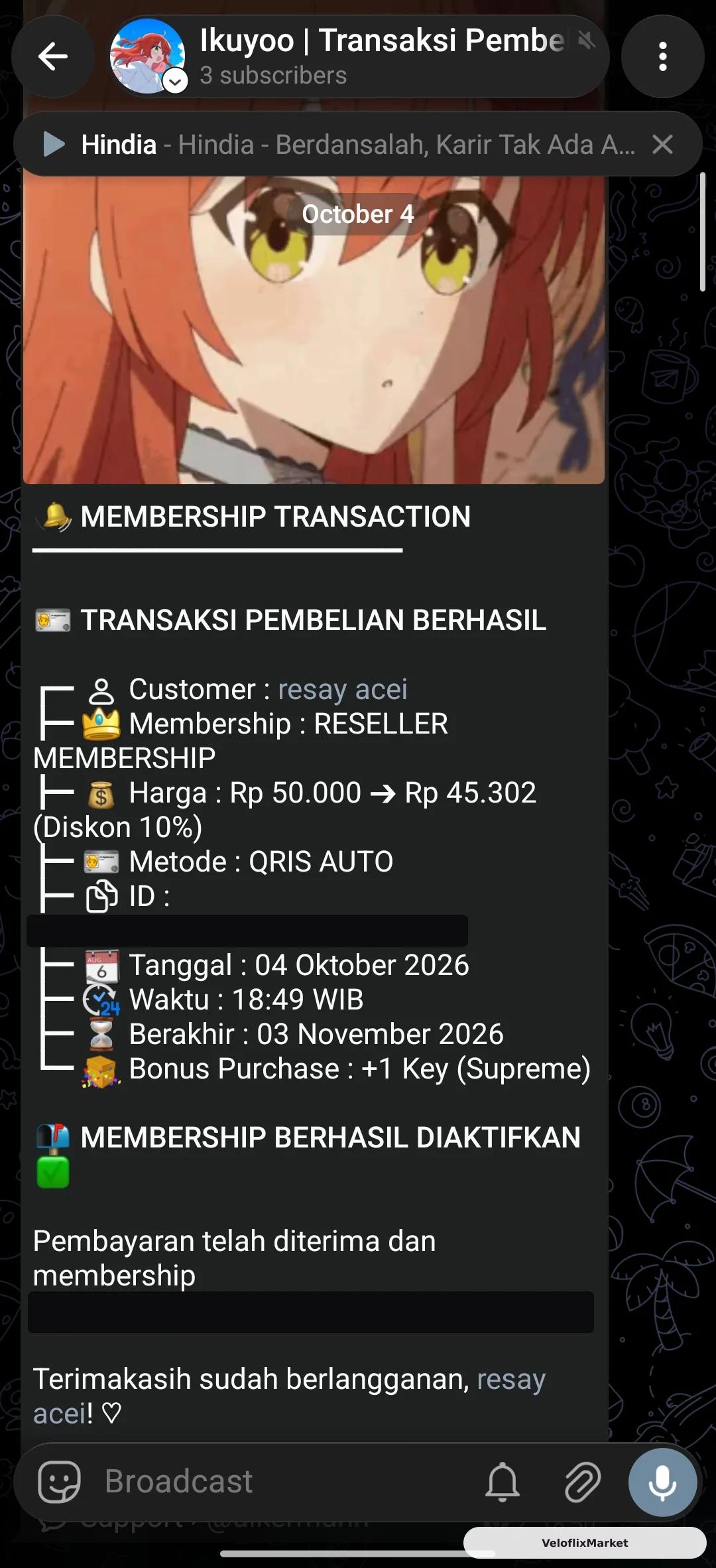 Netflix Membership Reseller
