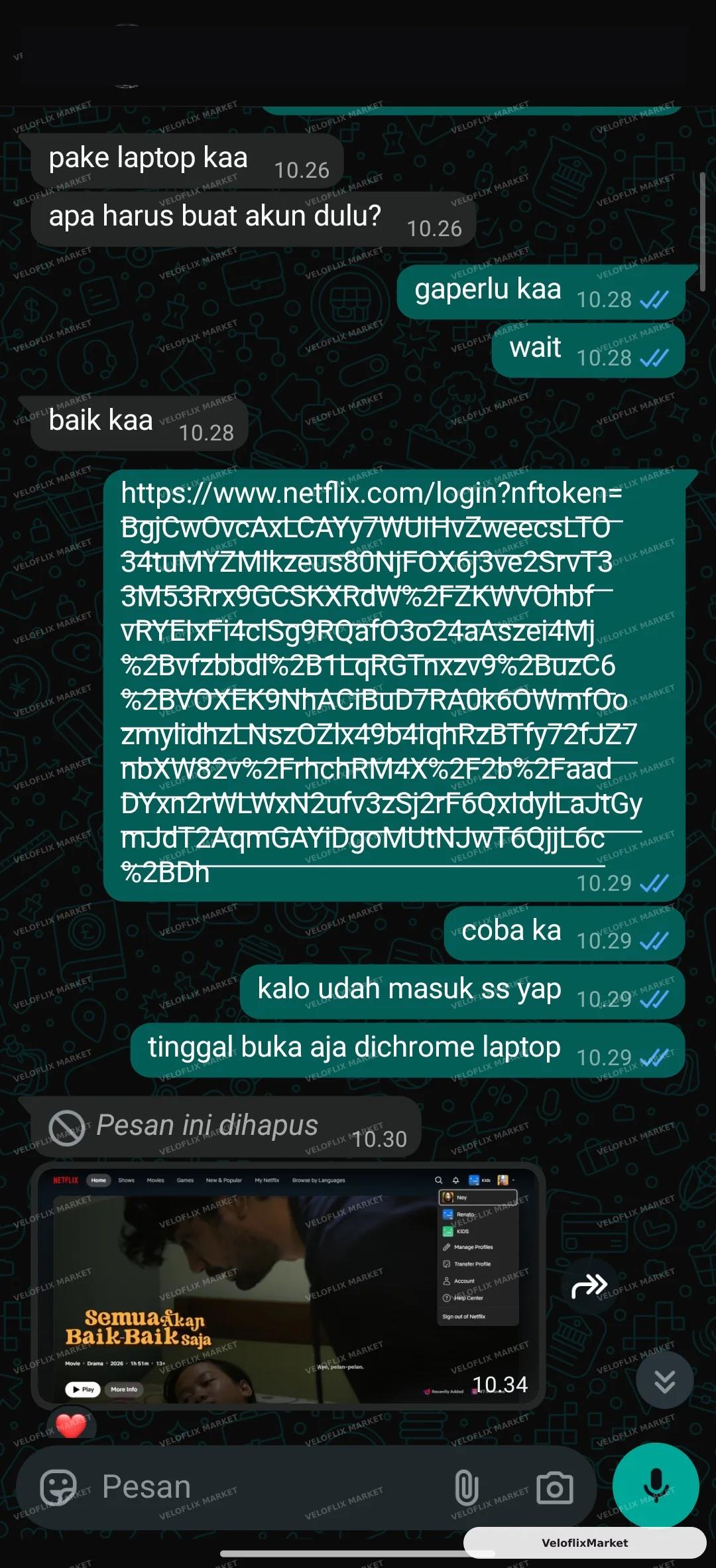Netflix Sharlink Reguler
