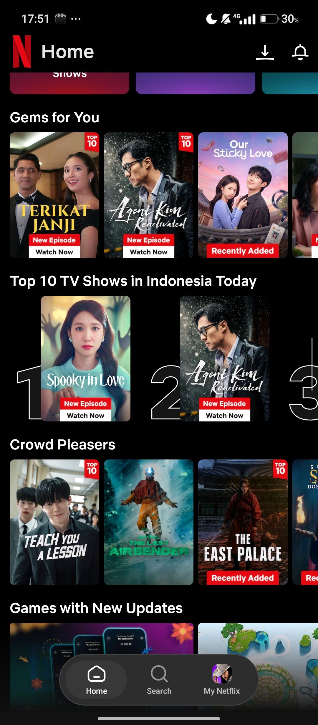 Tampilan Isi Netflix Premium