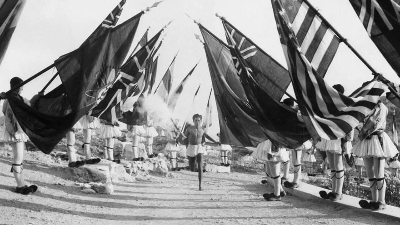 The 1936 Olympic Games backdrop
