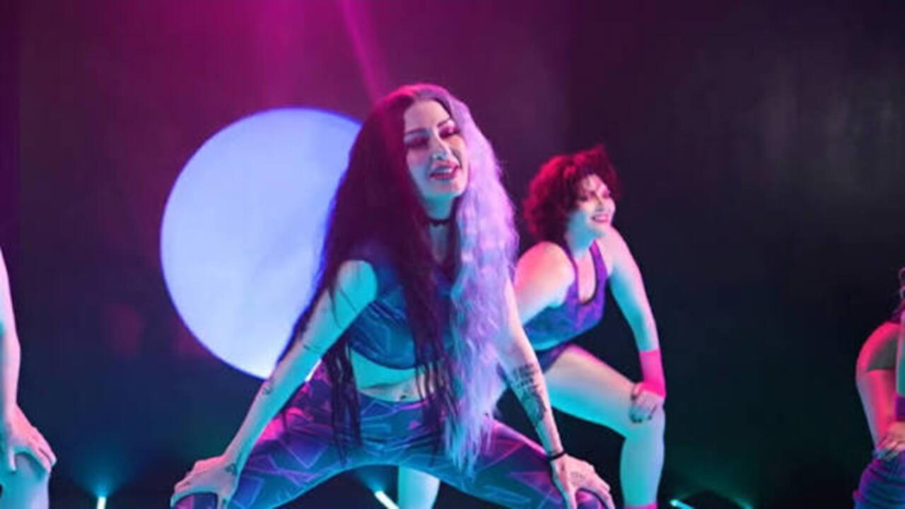 Slashercise backdrop