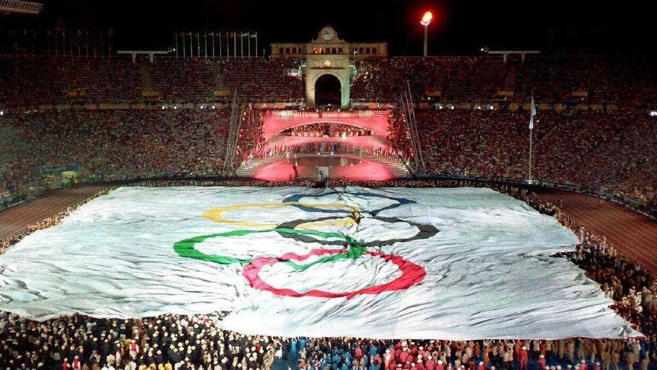 Barcelona '92 Olympic Games Inauguration Ceremony backdrop