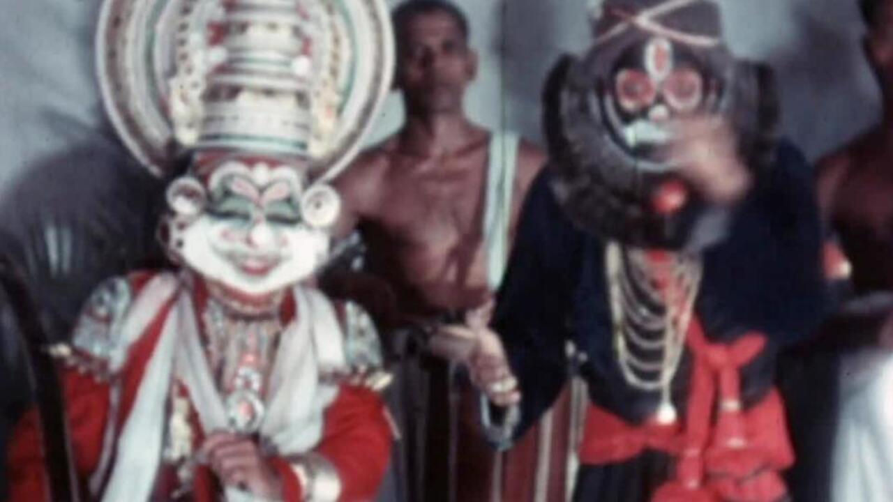 Rajputana, Jhalawar, Bundi & Katakali Dancers backdrop
