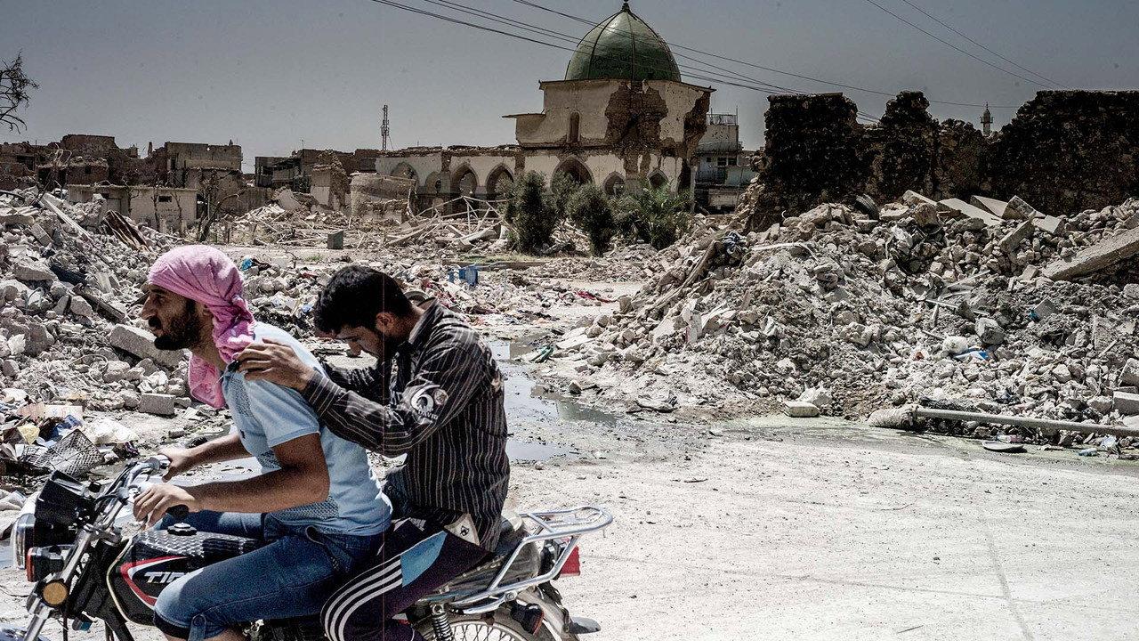 Once Upon a Time in Iraq backdrop