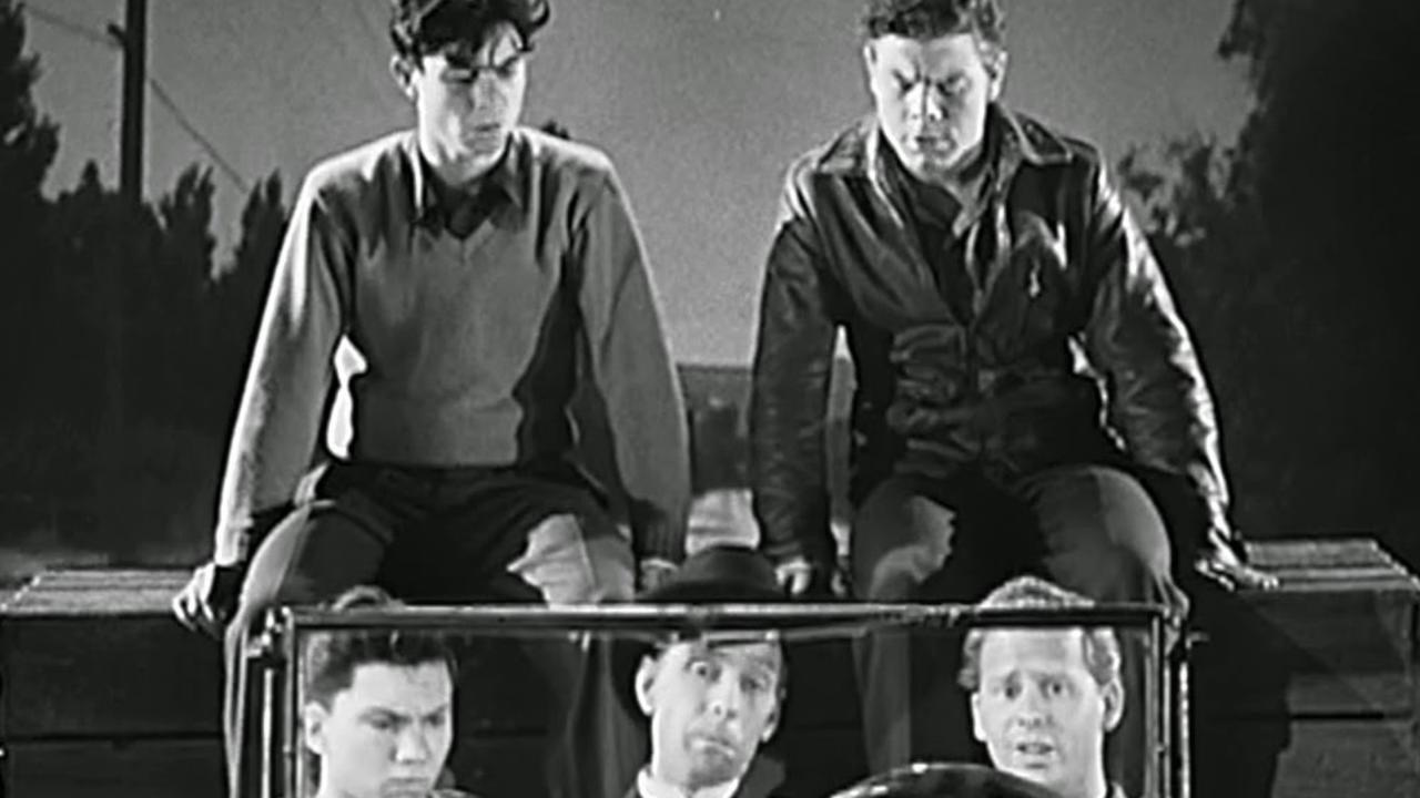 The Gas House Kids in Hollywood backdrop