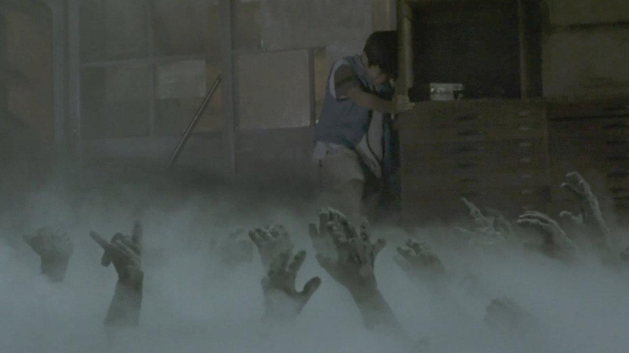 Haunted School backdrop