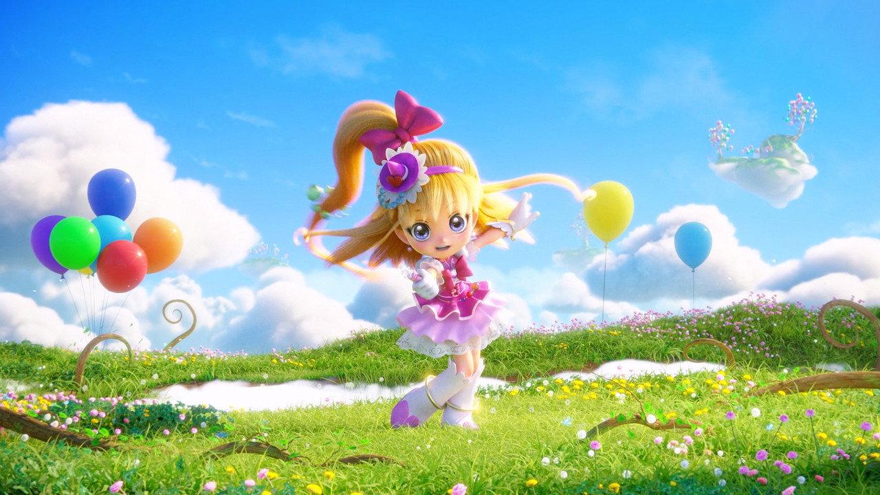 Cure Miracle and Mofurun's Magic Lesson backdrop