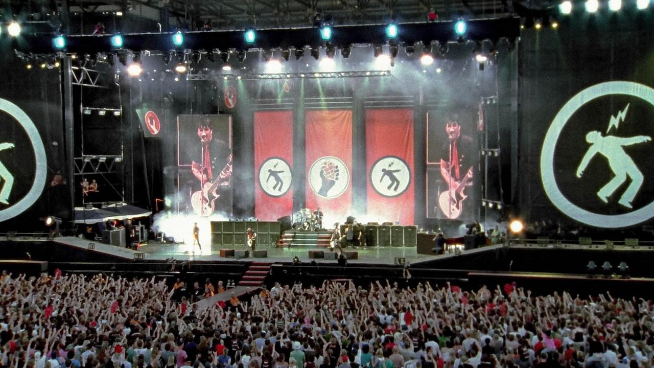 Green Day: Bullet in a Bible backdrop