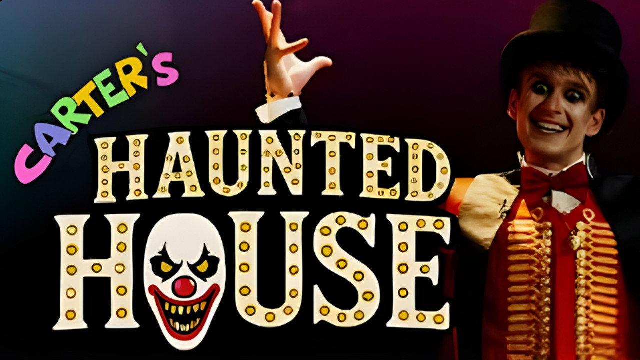 Carter's Haunted House backdrop