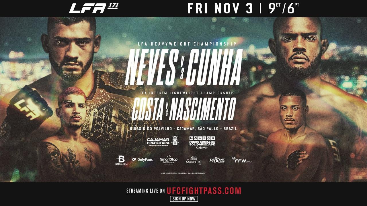 LFA 171: Neves vs. Cunha backdrop