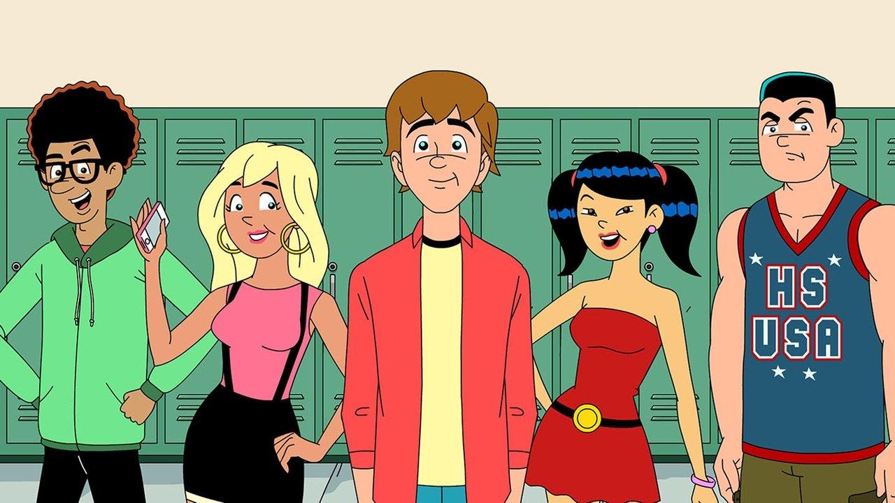 High School USA! backdrop