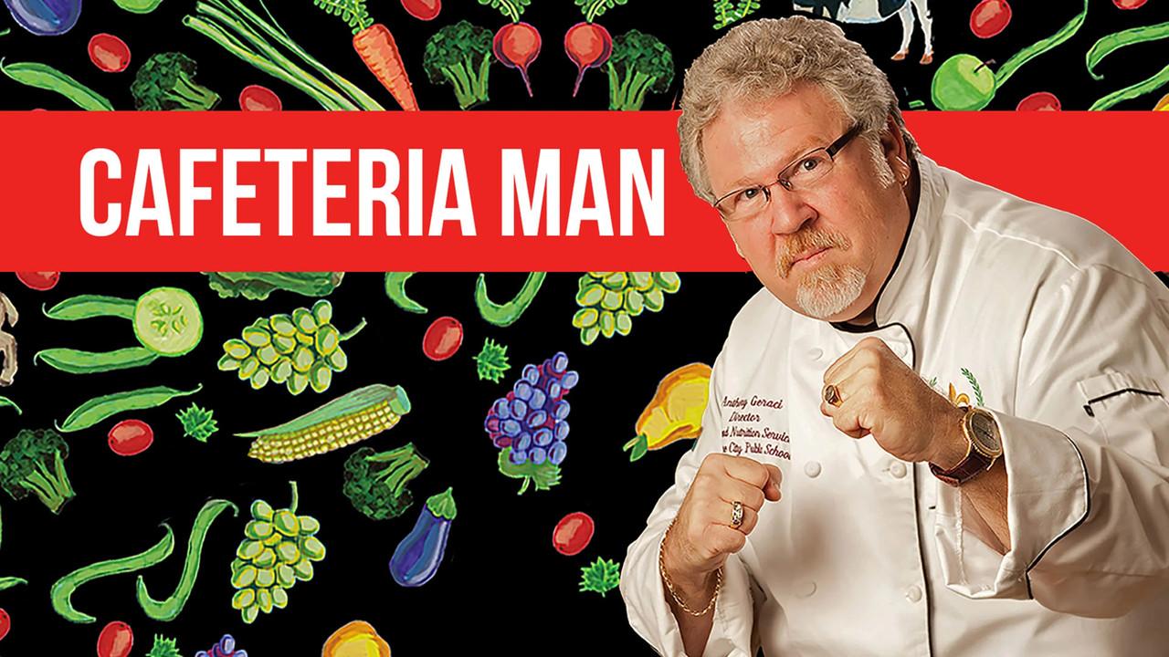 Cafeteria Man backdrop
