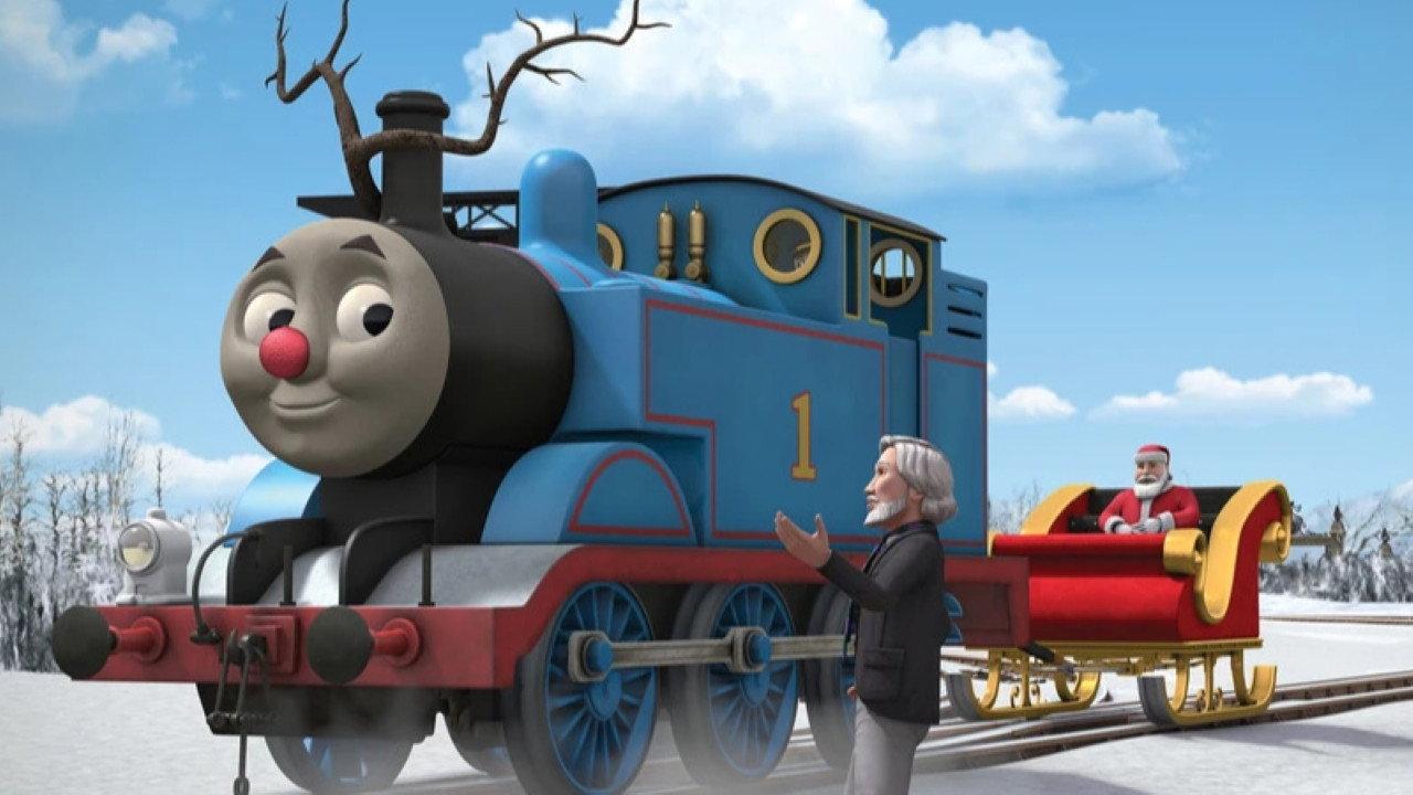 Thomas & Friends: Santa's Little Engine backdrop