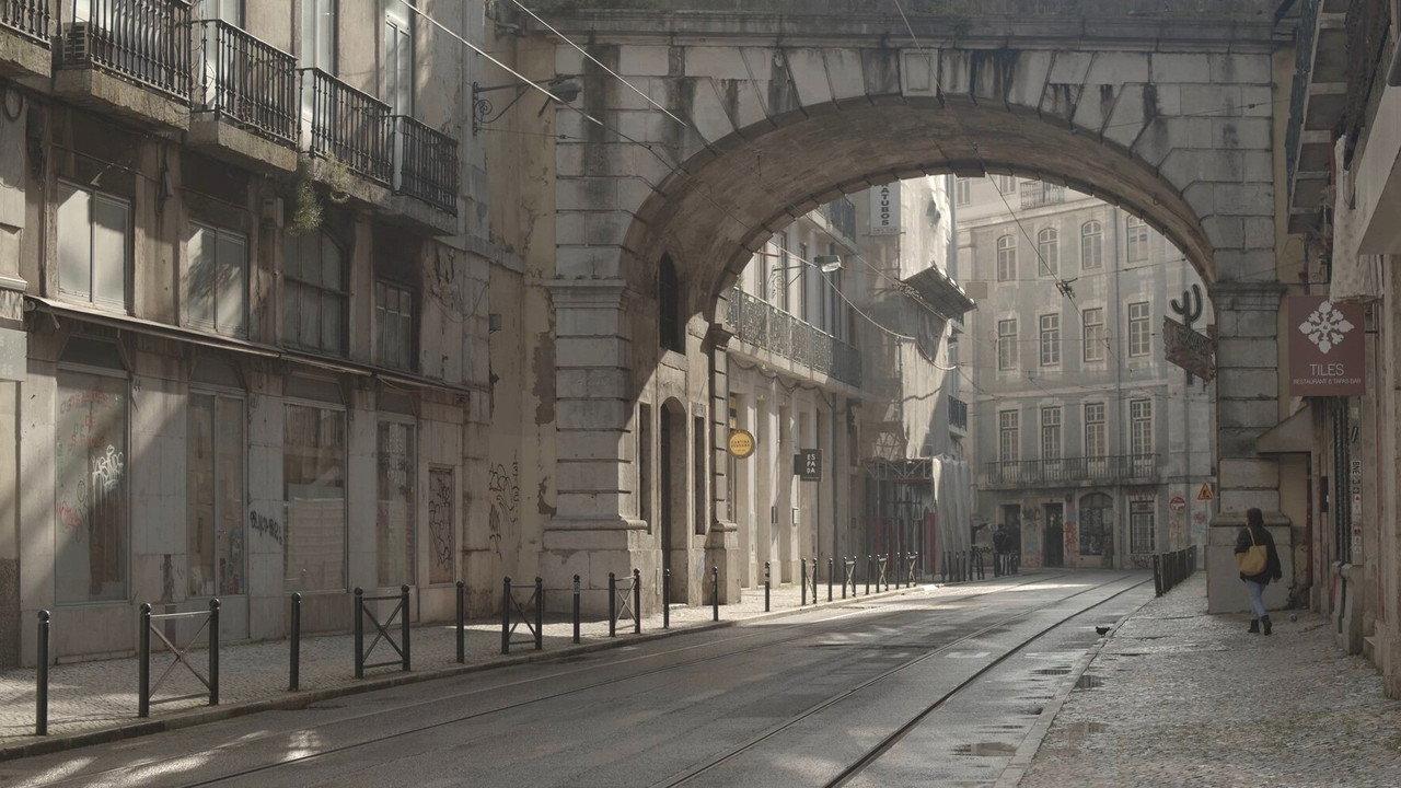 Lisbon, Sad and Happy City backdrop