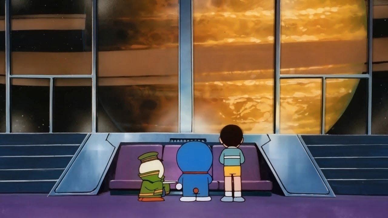Doraemon: Nobita and the Galaxy Super-express backdrop