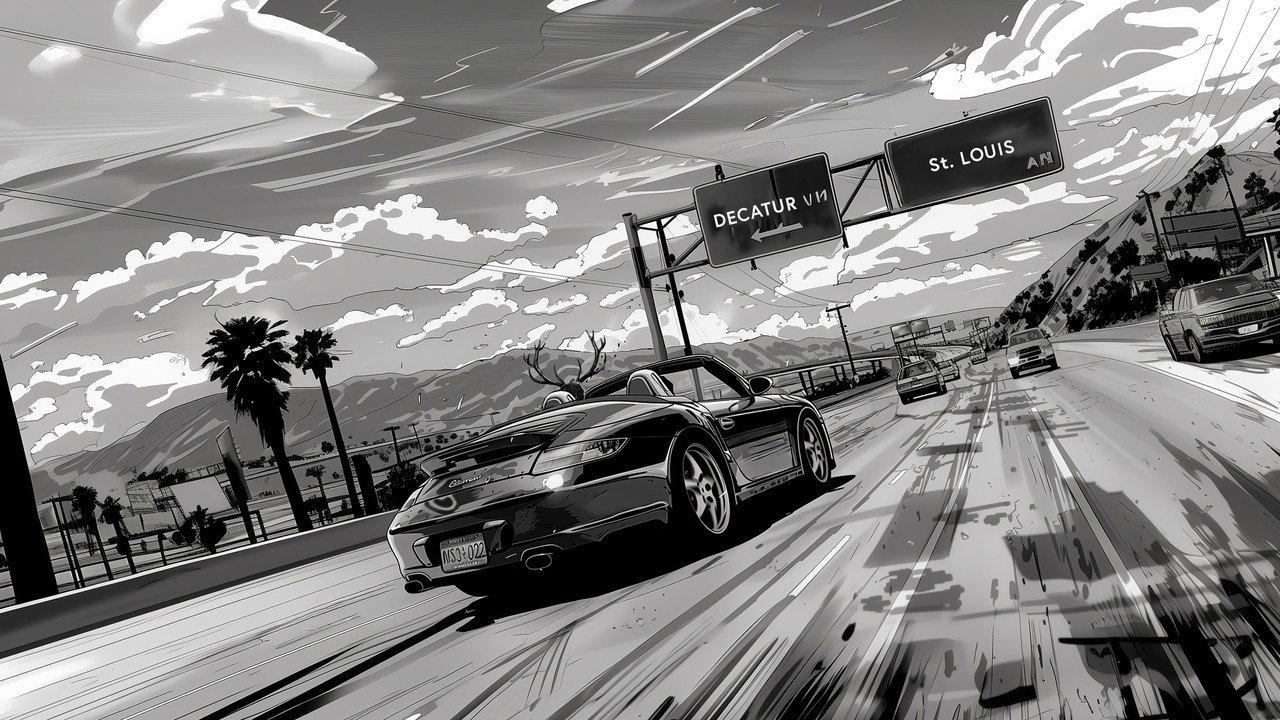 The Horned Men backdrop
