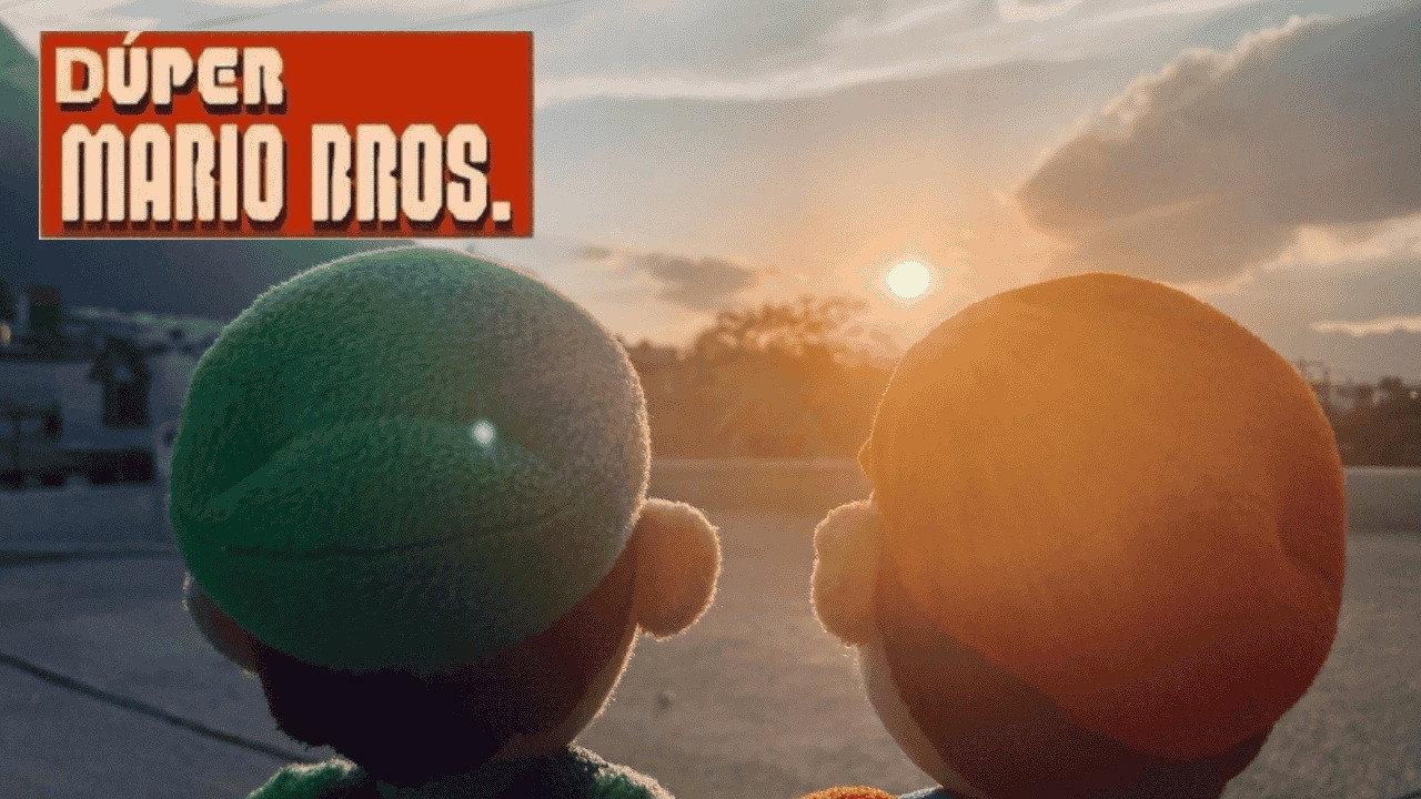 Dúper Marios Bros backdrop