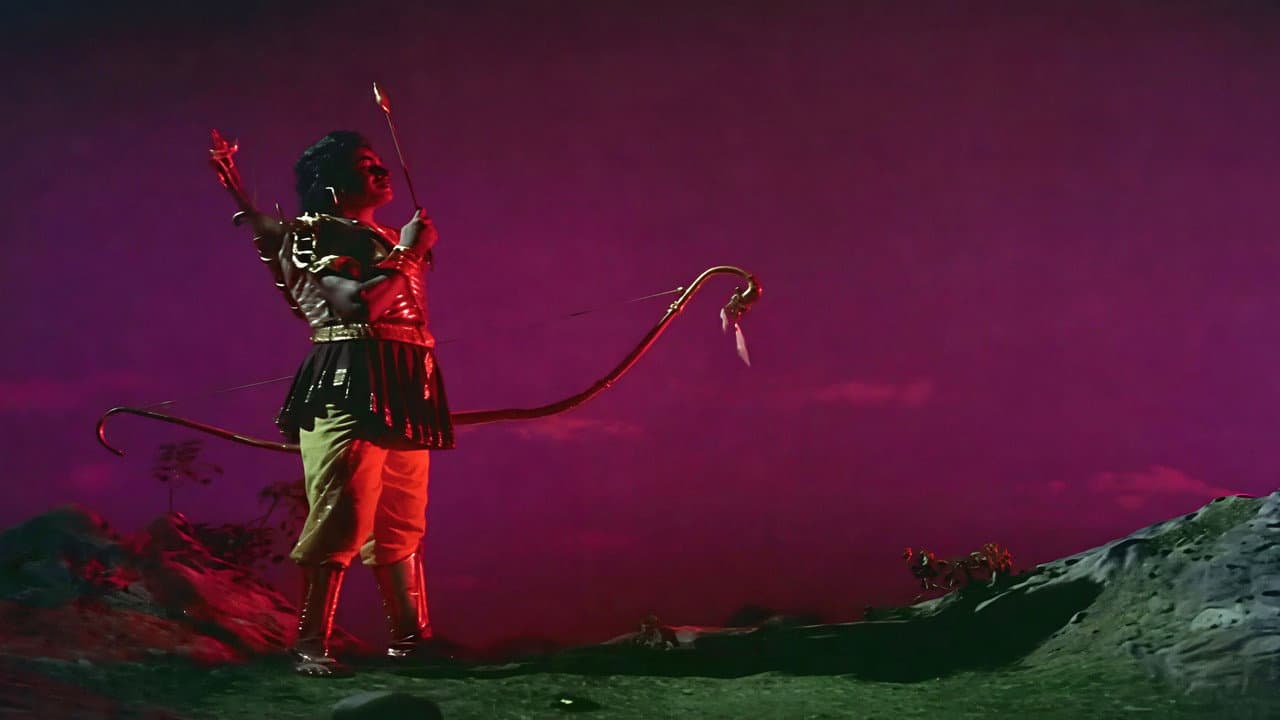 Babruvahana backdrop