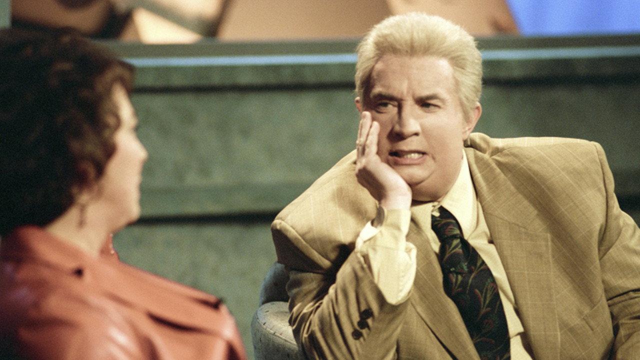 Jiminy Glick in Lalawood backdrop