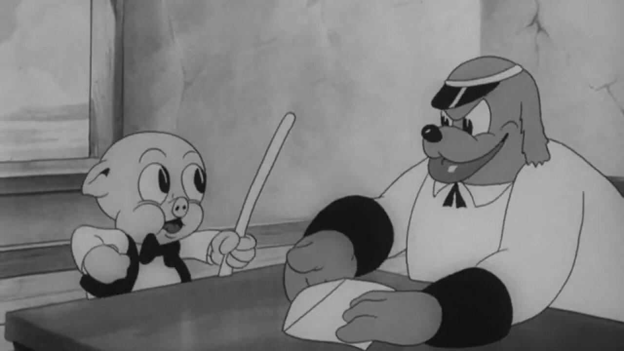 Porky's Phoney Express backdrop