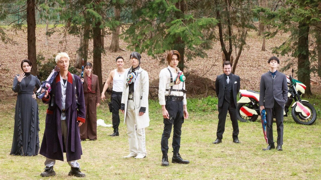 Eiga Kamen Raidā Zettsu Sayonara no Misshon backdrop