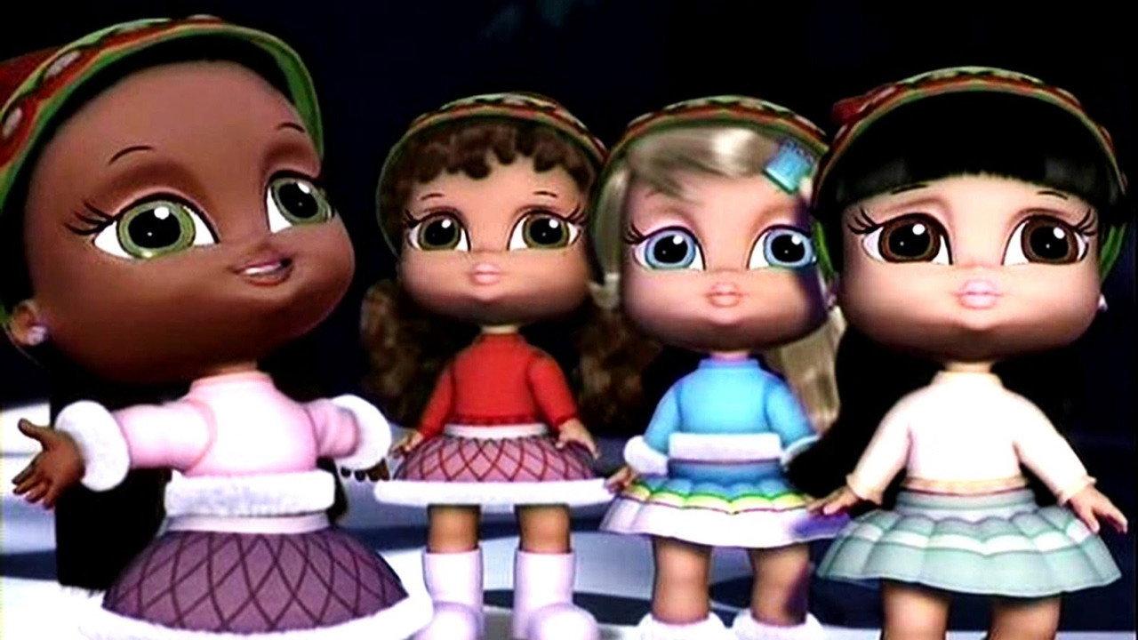 Bratz Babyz Save Christmas backdrop