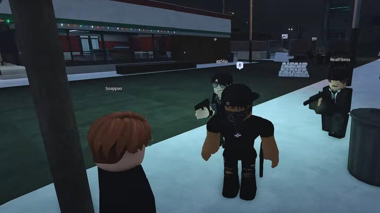 Project Block backdrop