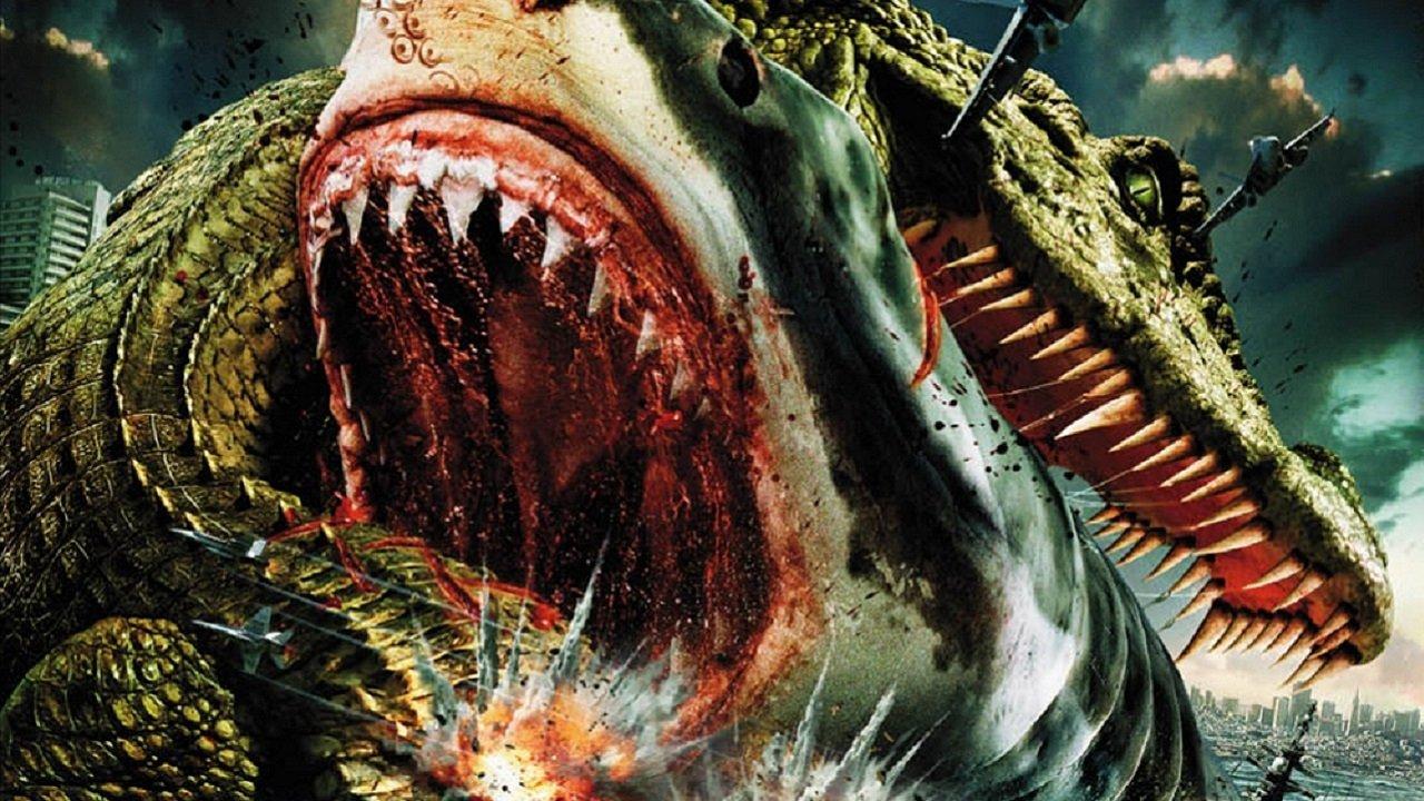 Mega Shark vs. Crocosaurus backdrop