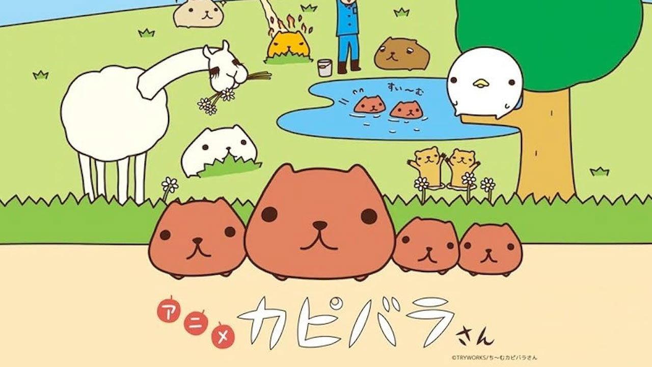 Anime Kapibara-san backdrop
