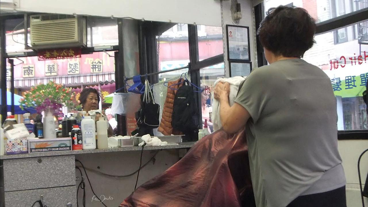 Barber backdrop