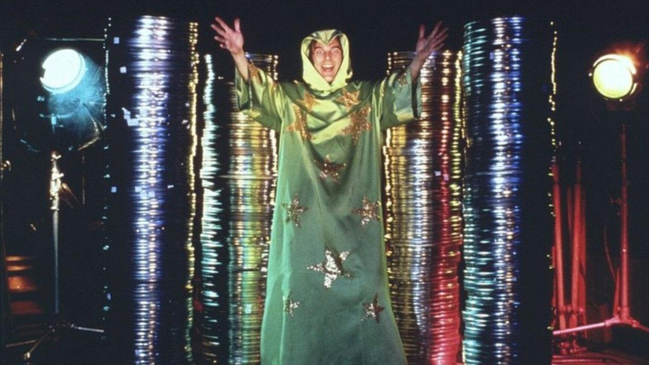 The Wizard of Speed and Time backdrop