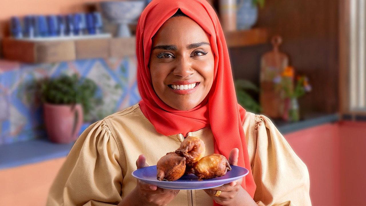 Nadiya's Simple Spices backdrop