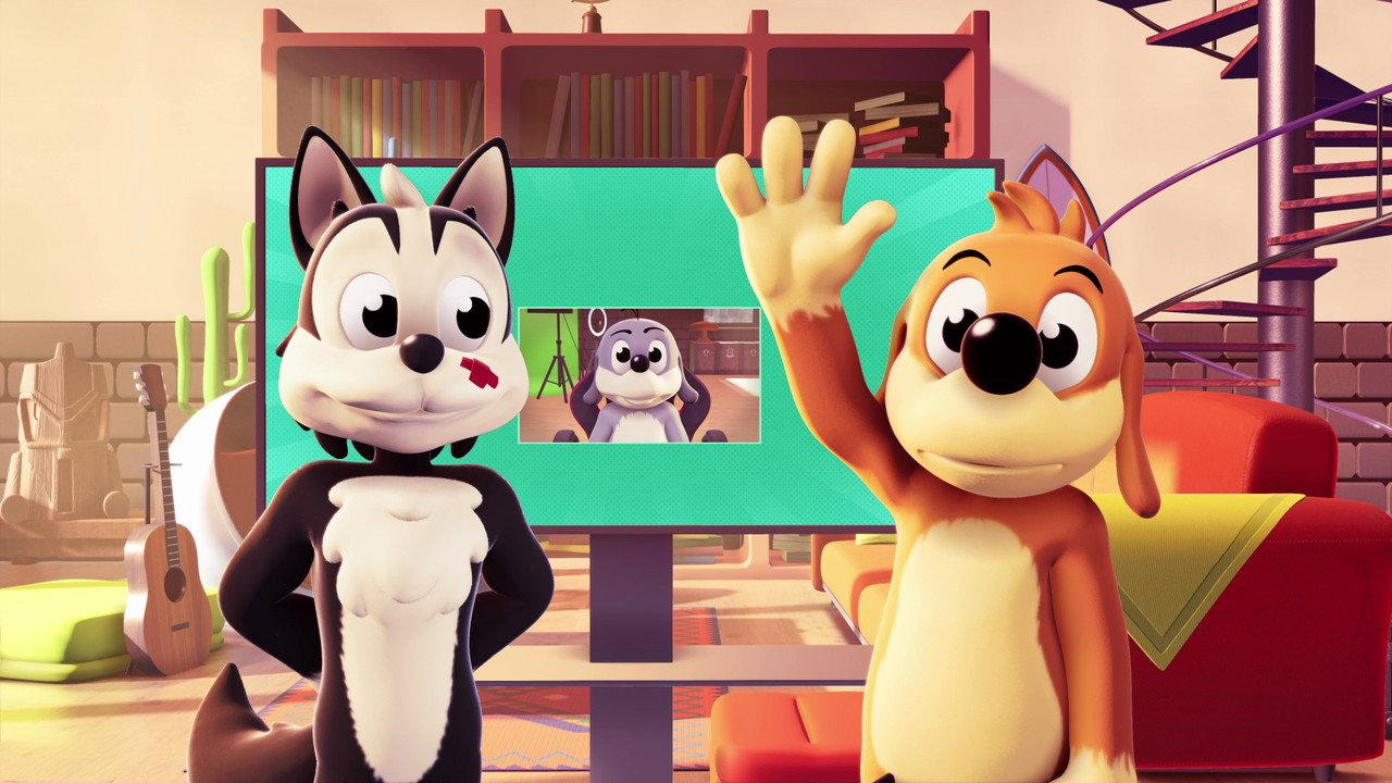 Spiff & Hercules Go Green backdrop