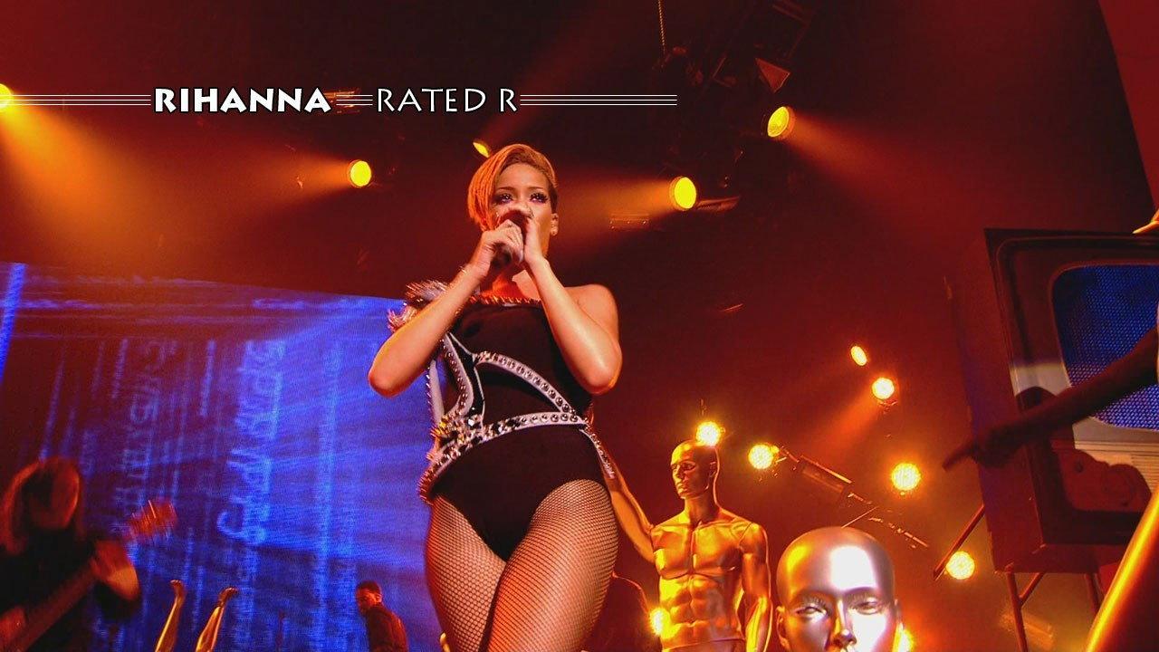 Rihanna - Rated R Launch Party backdrop