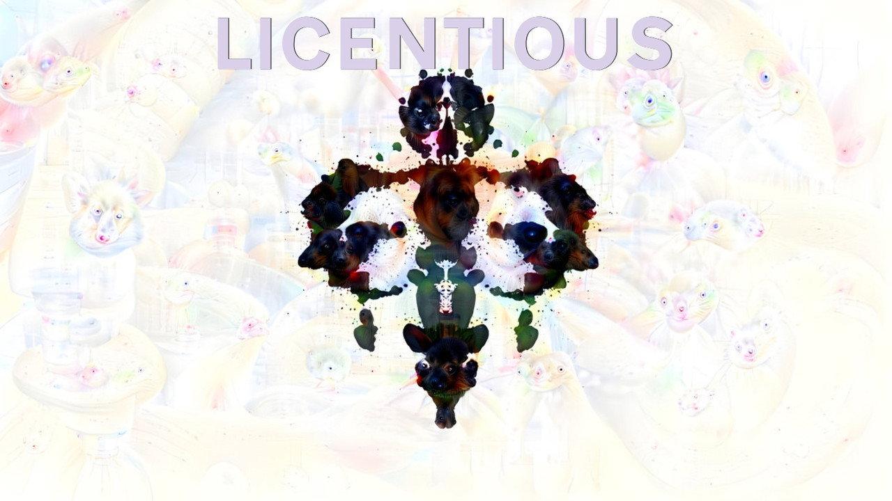 Licentious backdrop