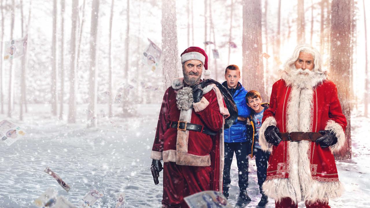 The Heist Before Christmas backdrop