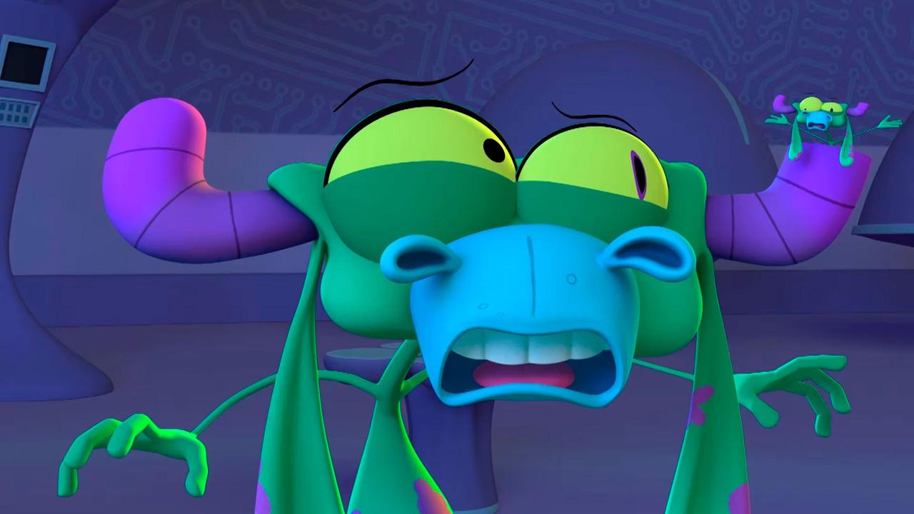 Buzzu in the Intergalactic School backdrop