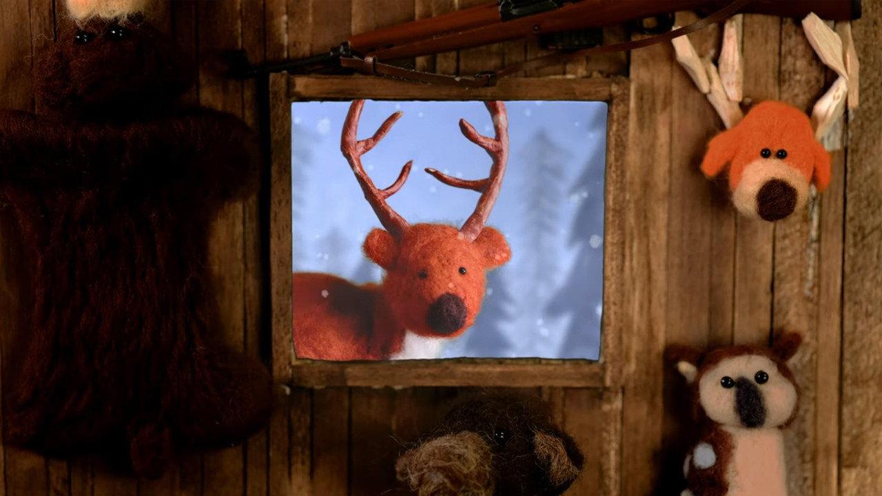 A Hunter Grabs Their Rifle backdrop