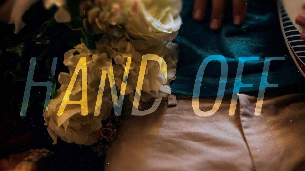 Hand Off backdrop