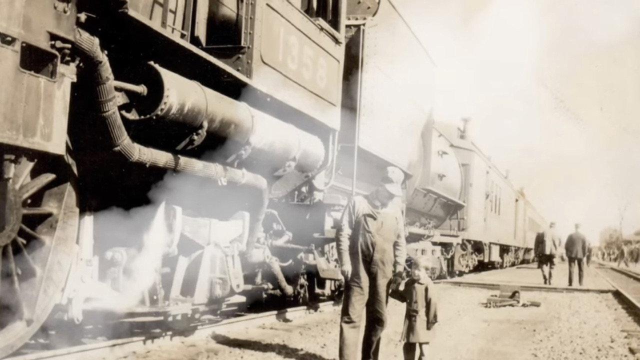 Tommy's Train backdrop