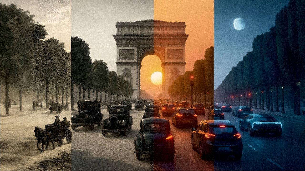 Champs-Elysées : j'ai vu défiler le monde backdrop