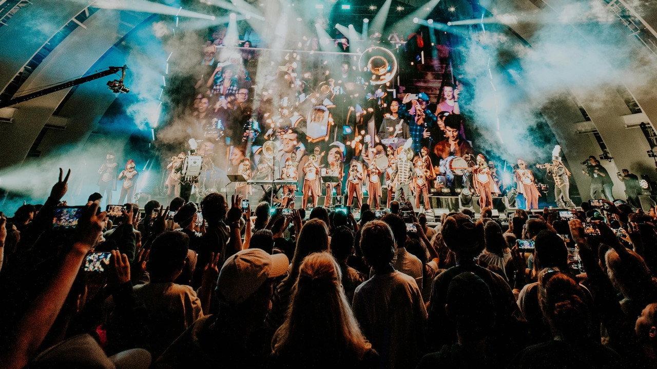 AJR: Live from the Hollywood Bowl backdrop