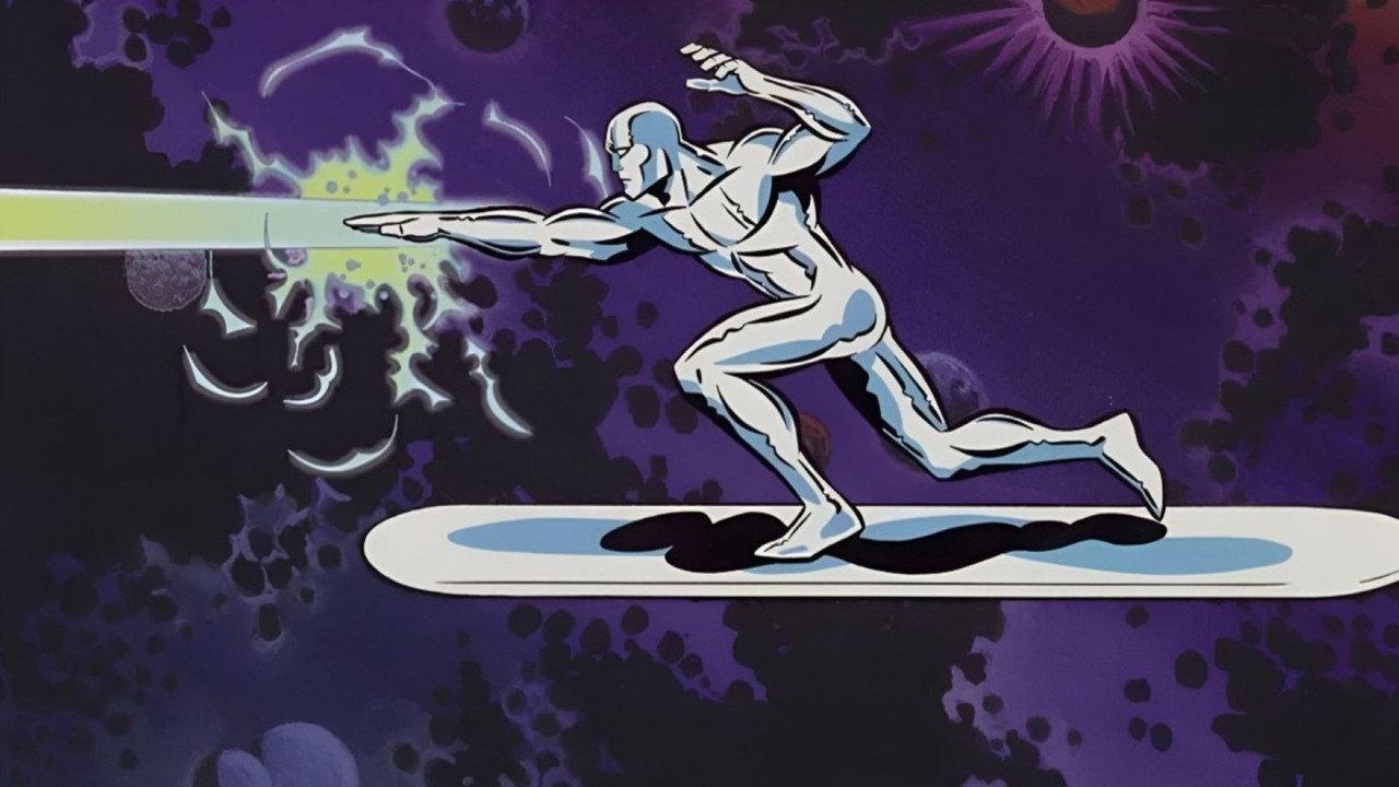 The Origin of the Silver Surfer backdrop