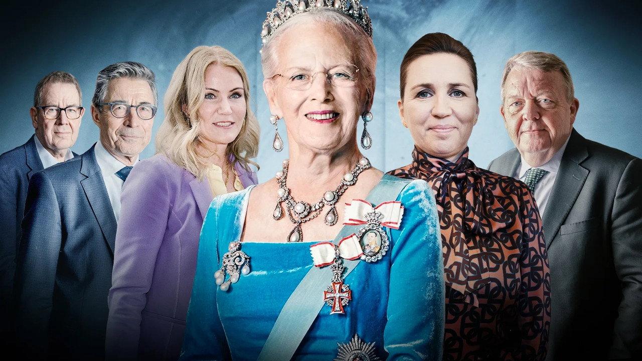 The Queen and the Prime Ministers backdrop