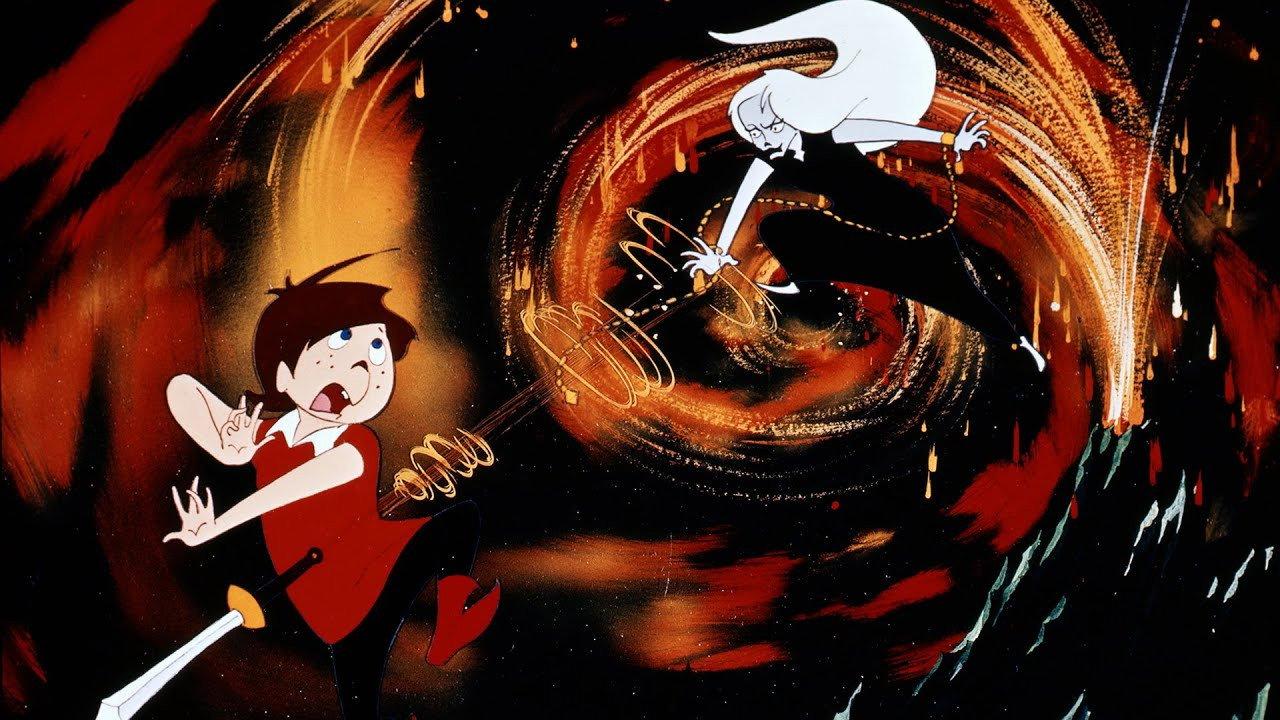 Jack and the Witch backdrop