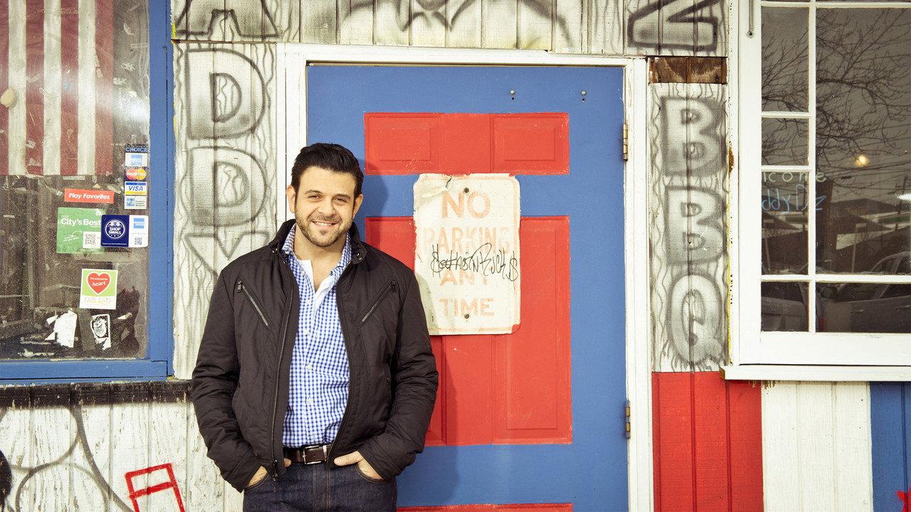 Man Finds Food backdrop