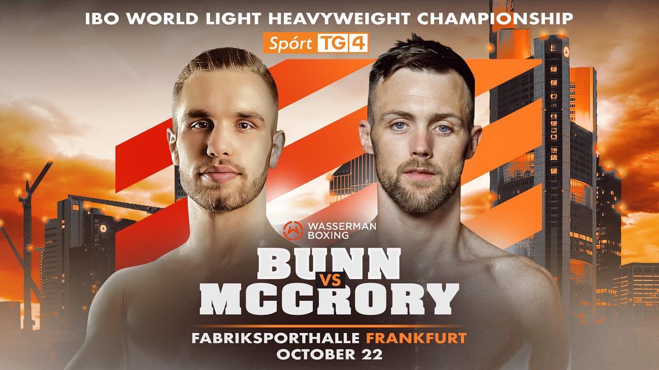 Leon Bunn vs. Padraig McCrory backdrop