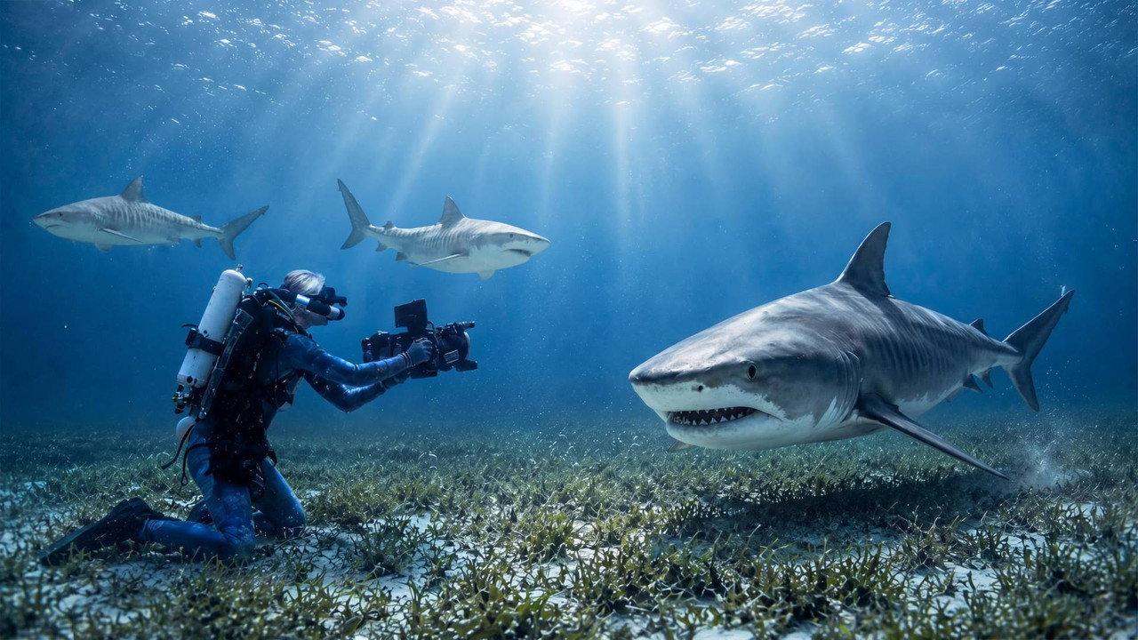 Among Sharks backdrop