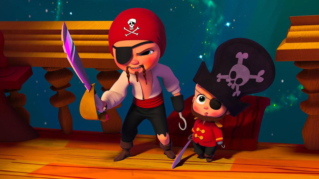 The Boss Baby and Tim's Treasure Hunt Through Time backdrop