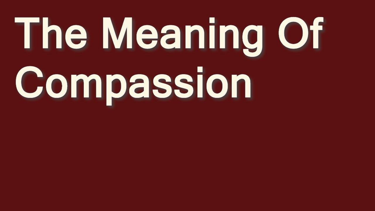 The Meaning of Compassion backdrop